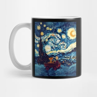 Calvin and Hobbes  Stary Night Clever Critique Mug